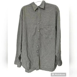 Versace Jeans Couture plaid button down long sleeve shirt